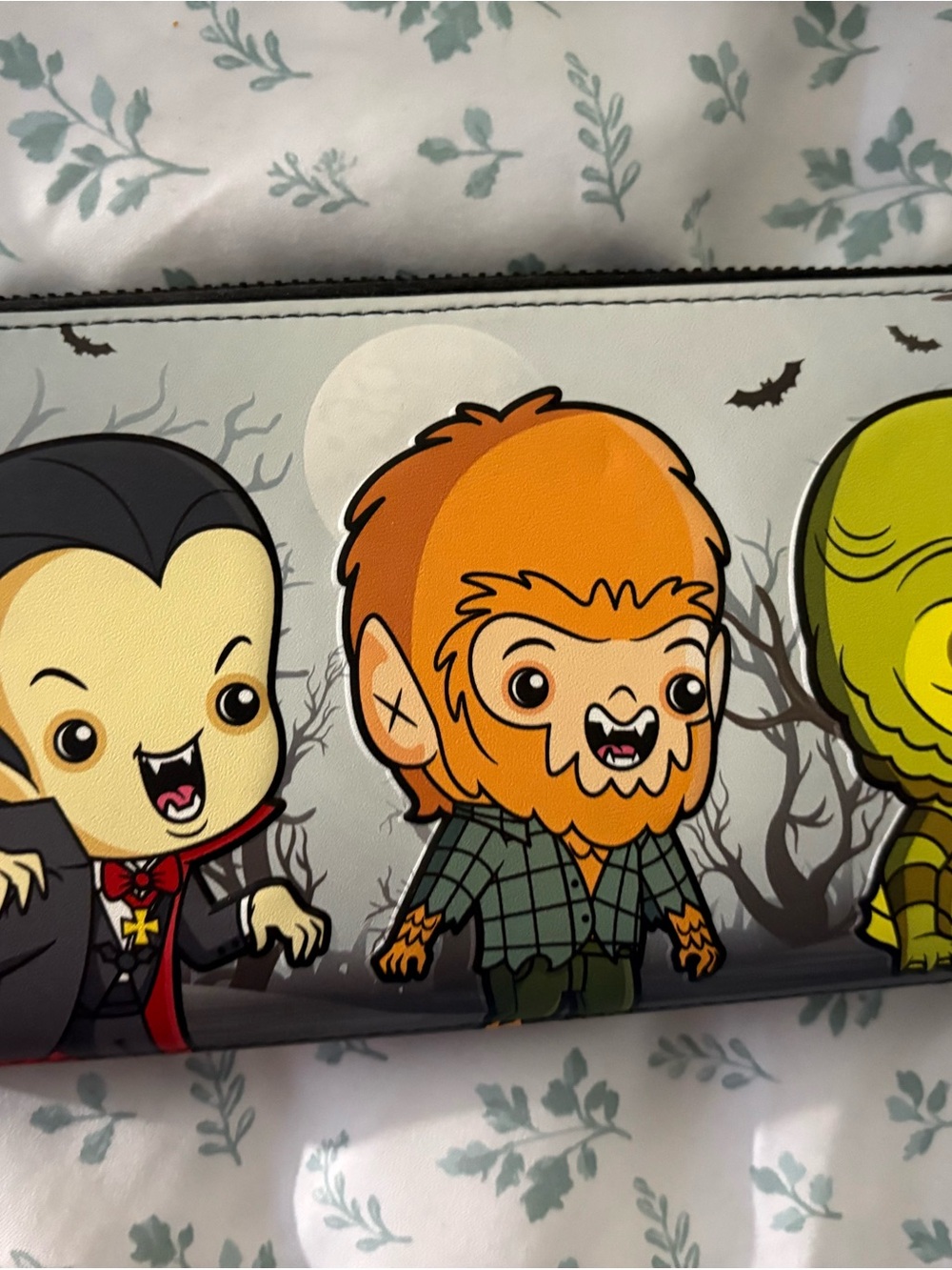 Loungefly Universal parks Monsters Kids Wallet — Mint Green, Black & White Nwt - Picture 2 of 6